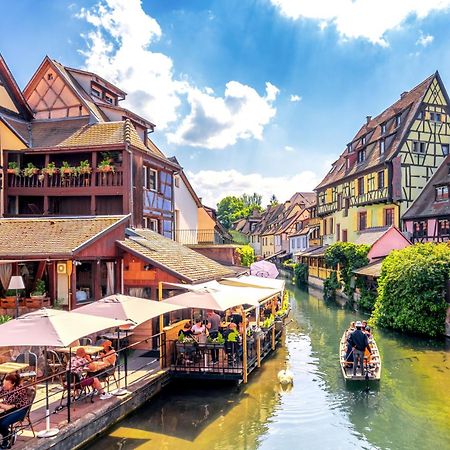 Le Marcellin Colmar - Garage - Terrasse Exterior foto