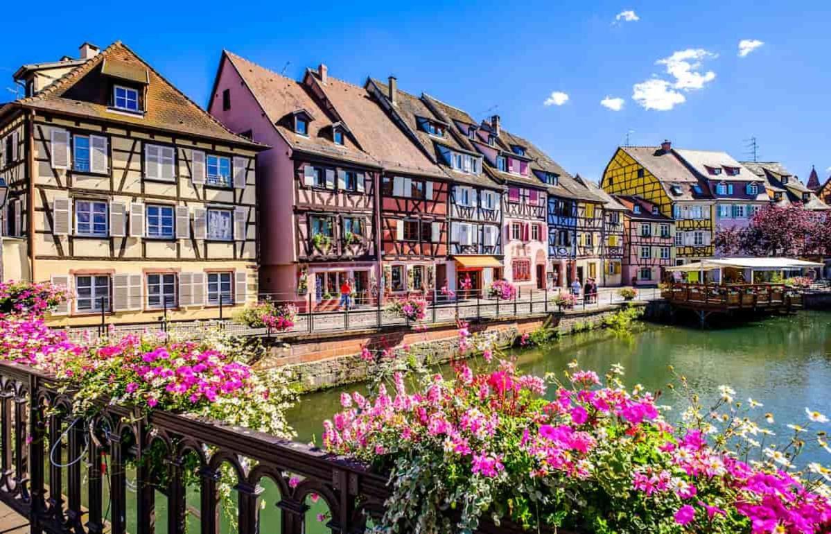 Le Marcellin Colmar - Garage - Terrasse Exterior foto